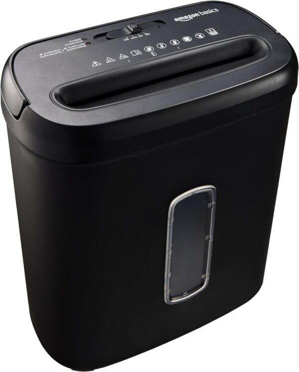 Basics 8-Sheet Cross Cut Paper Shredder