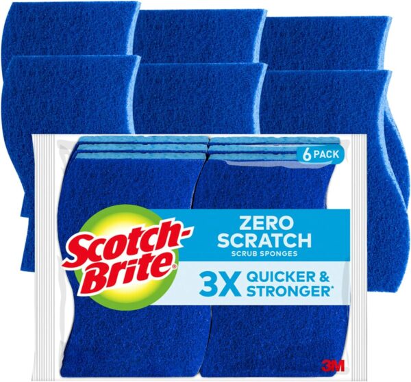 Scotch-Brite Zero Scratch Scrub Sponges